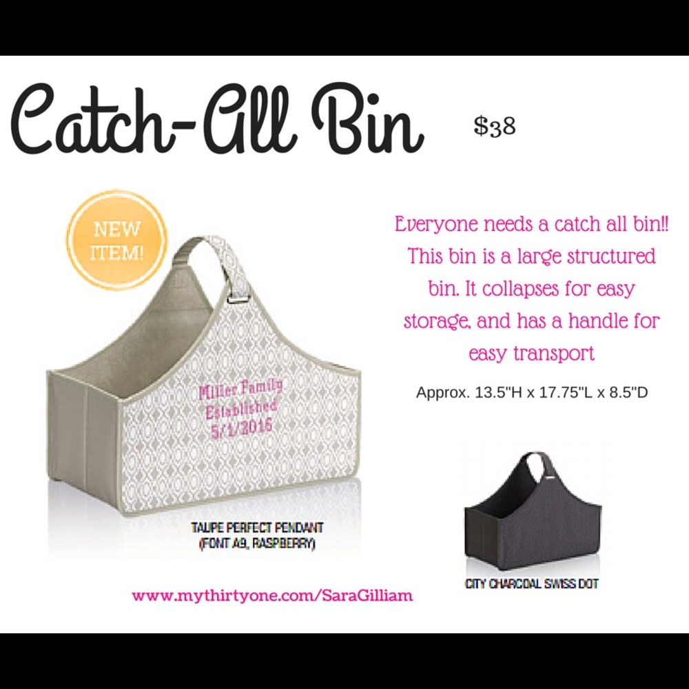 Thirty One Catch All Bin